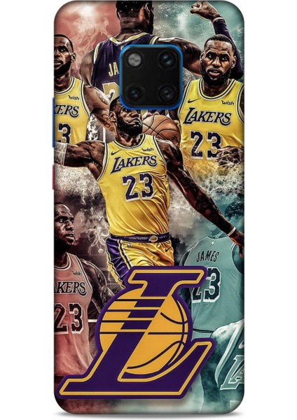 Huawei Mate 20 Pro Kılıf Basketbolcular 17 Lebron 23 Lakers Yumuşak Kılıf