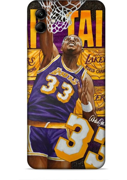 Samsung Galaxy M04 Kılıf Basketbolcular 23 Lakers 33 Jabbar Telefon Kabı