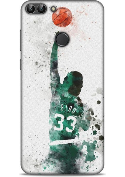 Huawei P Smart S 2020 Kılıf Basketbolcular 28 Bird 33 Beyaz Yeşil Iz Bırakmayan Kılıf
