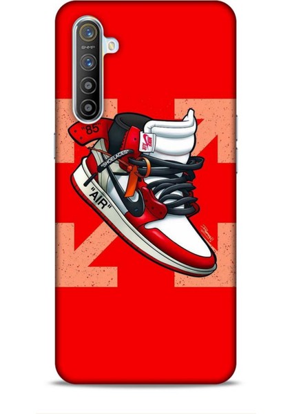 Realme Xt Kılıf Basketbolcular 2 Air 85 Kırmızı Kapak