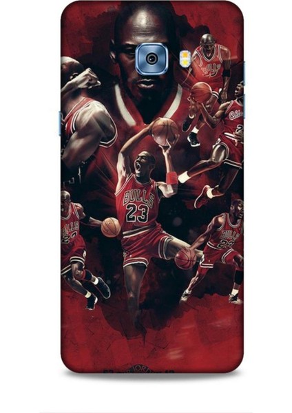 Samsung Galaxy C5 Pro Kılıf Basketbolcular 12 Bulls 23 Tasarım Kılıf