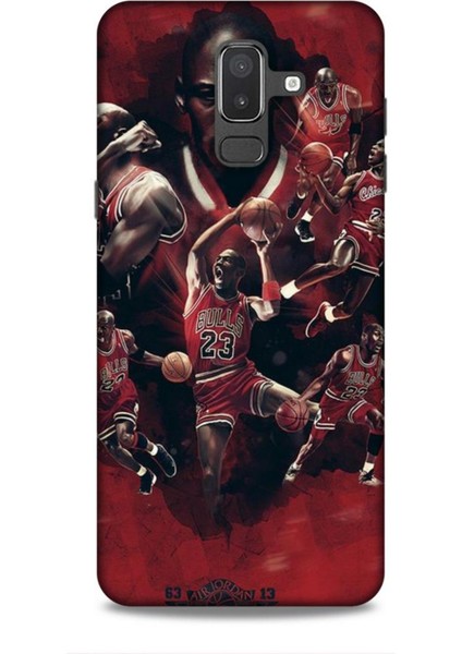 Samsung Galaxy J8 Kılıf Basketbolcular 12 Bulls 23 Tasarım Kılıf