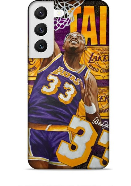 Samsung Galaxy S22 Kılıf Basketbolcular 23 Lakers 33 Jabbar Telefon Kabı
