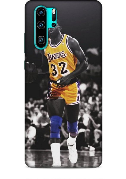 Huawei P30 Pro Kılıf Basketbolcular 20 Lakers 32 Renkli Kılıf