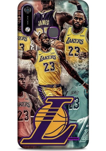 Infinix Note 7 Kılıf Basketbolcular 17 Lebron 23 Lakers Yumuşak Kılıf