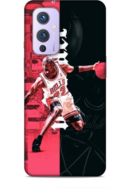 Oneplus 9 Kılıf Basketbolcular 5 Jordan Bulls Beyaz Koruma Kılıfı