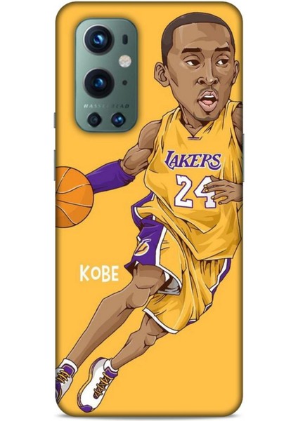 Oneplus 9 Pro Kılıf Basketbolcular 10 Laker 24 Mor Sarı Full Hd Kılıf