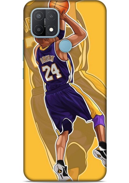 Oppo A15 Kılıf Basketbolcular 9 Kobe Bryant 24 Mor Uv Kılıf