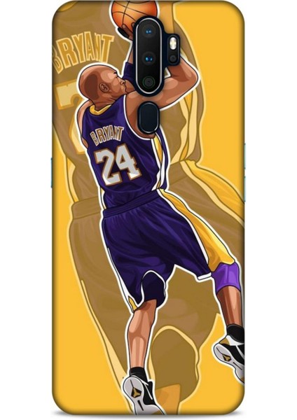 Oppo A5 2020 Kılıf Basketbolcular 9 Kobe Bryant 24 Mor Uv Kılıf