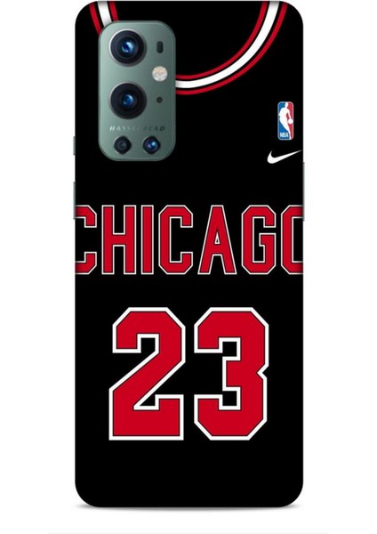 Oneplus 9 Pro Kılıf Basketbolcular 1 Chicago 23 Siyah Telefon Kılıfı