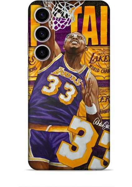 Samsung Galaxy S24 Kılıf Basketbolcular 23 Lakers 33 Jabbar Telefon Kabı