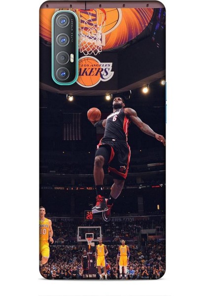 Oppo Reno 3 Pro Kılıf Basketbolcular 16 Lebron James Hediyelik Kılıf