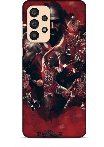 Samsung Galaxy A34 5g Kılıf Basketbolcular 12 Bulls 23 Tasarım Kılıf