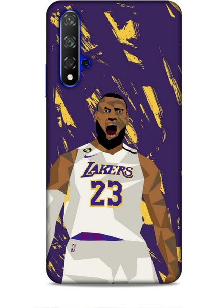 Honor 20 Kılıf Basketbolcular 18 Lebron James Nba Parlak Kılıf