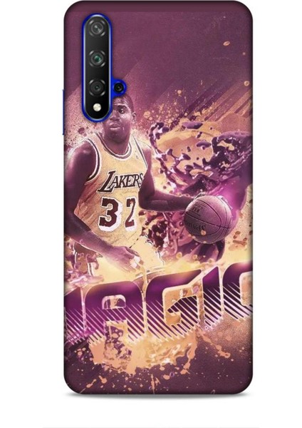 Honor 20 Kılıf Basketbolcular 21 Magic Johnson Darbe Önleyici Kapak