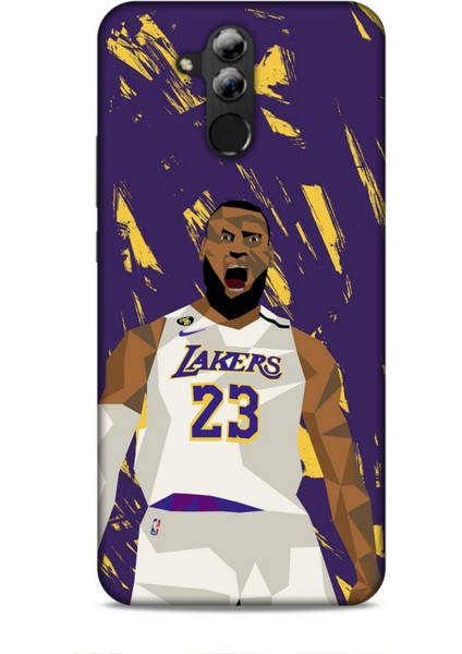 Huawei Mate 20 Lite Kılıf Basketbolcular 18 Lebron James Nba Parlak Kılıf