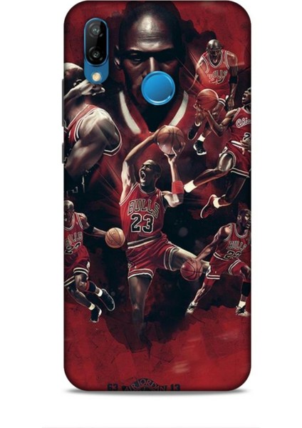 Huawei P20 Lite Kılıf Basketbolcular 12 Bulls 23 Tasarım Kılıf