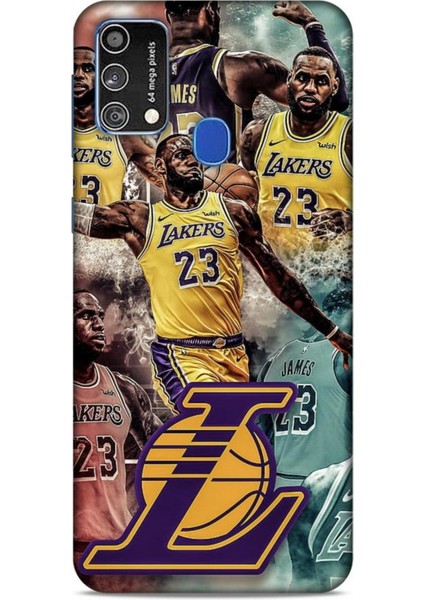 Samsung Galaxy M21S Kılıf Basketbolcular 17 Lebron 23 Lakers Yumuşak Kılıf