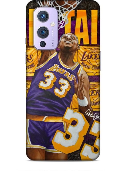 Oneplus 9 Kılıf Basketbolcular 23 Lakers 33 Jabbar Telefon Kabı