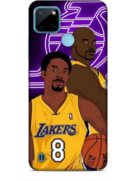 Realme C21Y Kılıf Basketbolcular 25 Kobe Soyulmayan Kılıf