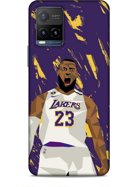 Vivo Y21S Kılıf Basketbolcular 18 Lebron James Nba Parlak Kılıf