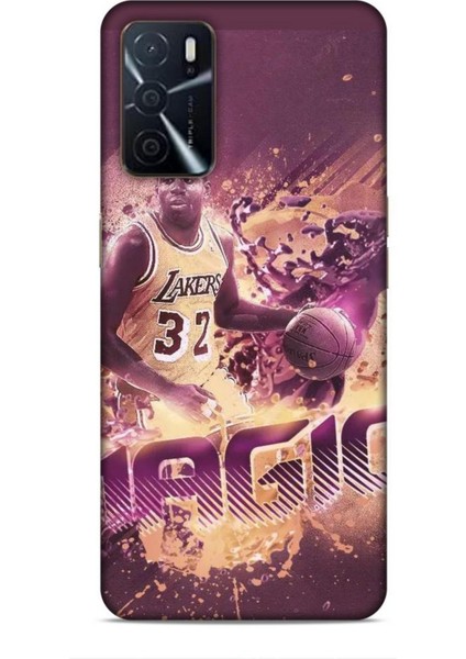 Oppo A16 Kılıf Basketbolcular 21 Magic Johnson Darbe Önleyici Kapak