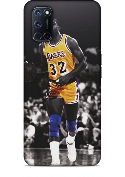 Oppo A52 Kılıf Basketbolcular 20 Lakers 32 Renkli Kılıf