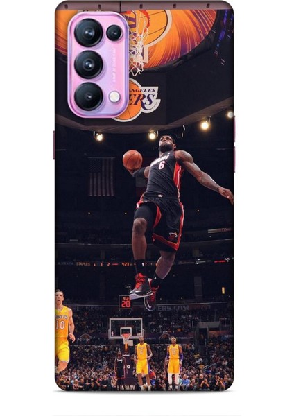 Oppo Reno 5 Pro Kılıf Basketbolcular 16 Lebron James Hediyelik Kılıf