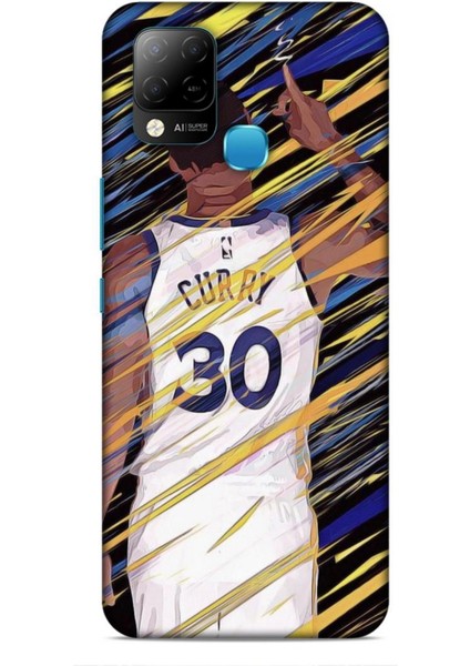 Infinix Hot 10T Kılıf Basketbolcular 14 Curry 30 Cover Kılıf