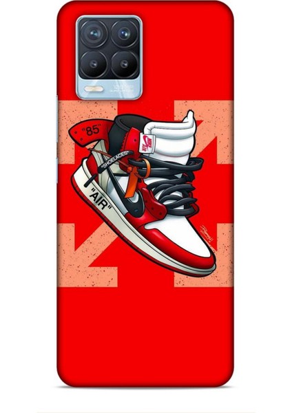 Realme 8 Pro Kılıf Basketbolcular 2 Air 85 Kırmızı Kapak