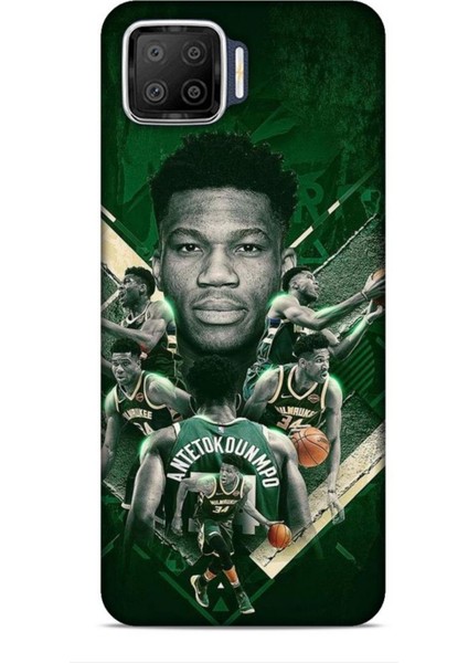 Oppo A73 Kılıf Basketbolcular 15 Antetokounmpo Kalın Silikon