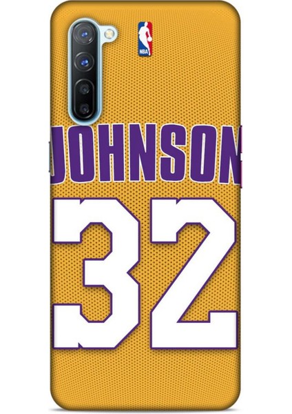 Oppo Reno 3 Kılıf Basketbolcular 19 Johnson 32 Tam Koruma Kılıf