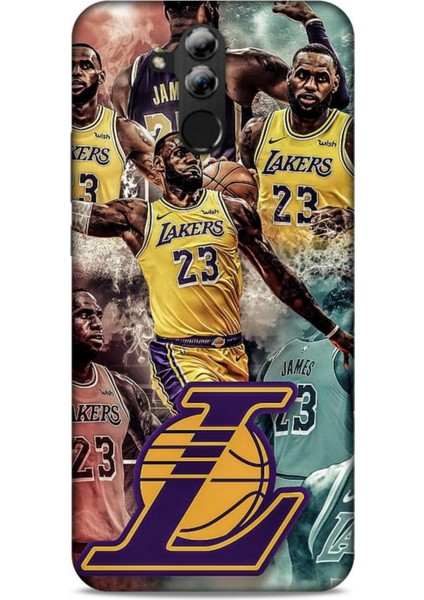 Huawei Mate 20 Lite Kılıf Basketbolcular 17 Lebron 23 Lakers Yumuşak Kılıf