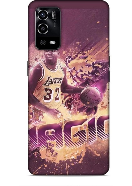 Oppo A55 4g Kılıf Basketbolcular 21 Magic Johnson Darbe Önleyici Kapak