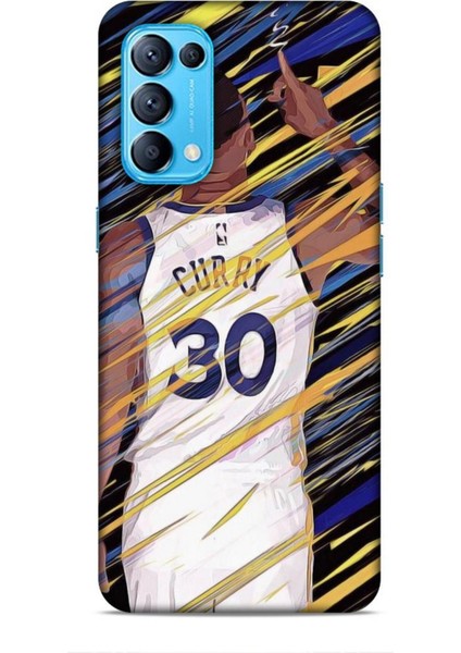 Oppo Reno 5 Kılıf Basketbolcular 14 Curry 30 Cover Kılıf