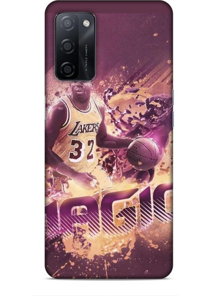Oppo A5S Kılıf Basketbolcular 21 Magic Johnson Darbe Önleyici Kapak