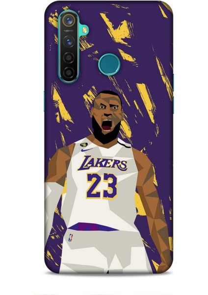 Realme 5 Pro Kılıf Basketbolcular 18 Lebron James Nba Parlak Kılıf