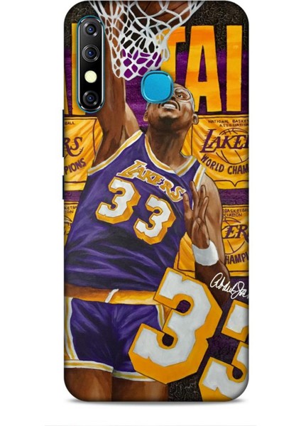 Infinix Zero 8 Kılıf Basketbolcular 23 Lakers 33 Jabbar Telefon Kabı