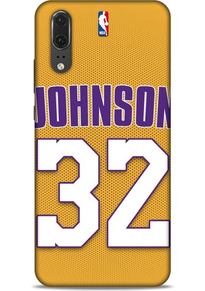 Huawei P20 Kılıf Basketbolcular 19 Johnson 32 Tam Koruma Kılıf