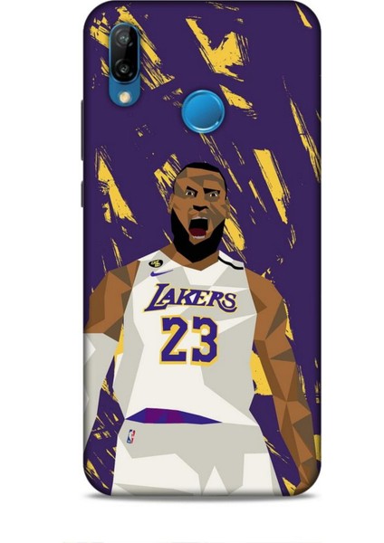Huawei P20 Lite Kılıf Basketbolcular 18 Lebron James Nba Parlak Kılıf