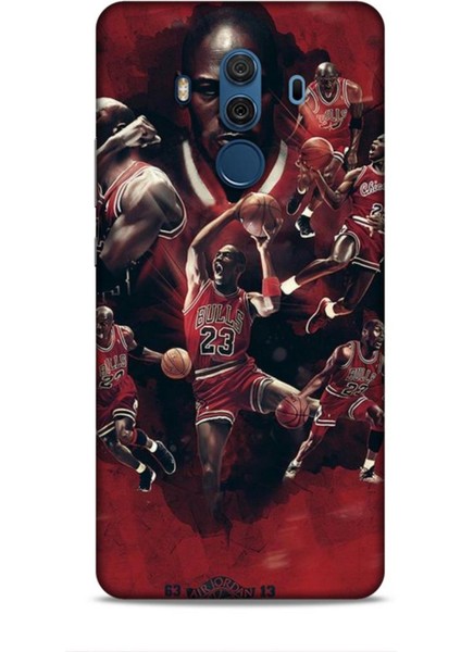 Huawei Mate 10 Pro Kılıf Basketbolcular 12 Bulls 23 Tasarım Kılıf