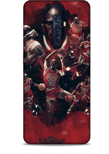 Oppo Reno 2 Kılıf Basketbolcular 12 Bulls 23 Tasarım Kılıf