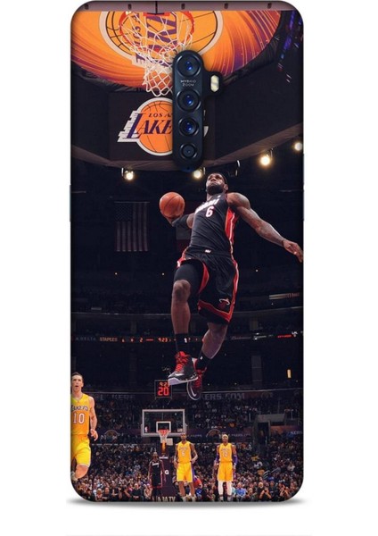 Oppo Reno 2 Kılıf Basketbolcular 16 Lebron James Hediyelik Kılıf