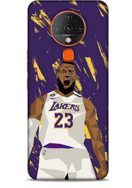 Tecno Spark 6 Go Kılıf Basketbolcular 18 Lebron James Nba Parlak Kılıf