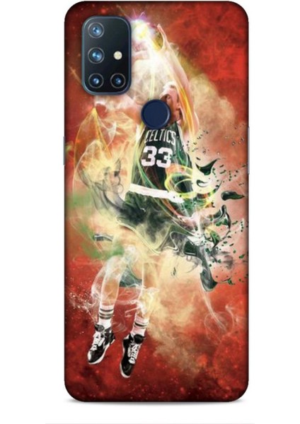 Oneplus Nord N10 5g Kılıf Basketbolcular 29 Larry Joe Bird Turuncu Leke Tutmaz Kapak