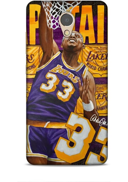 Lenovo P2 Kılıf Basketbolcular 23 Lakers 33 Jabbar Telefon Kabı