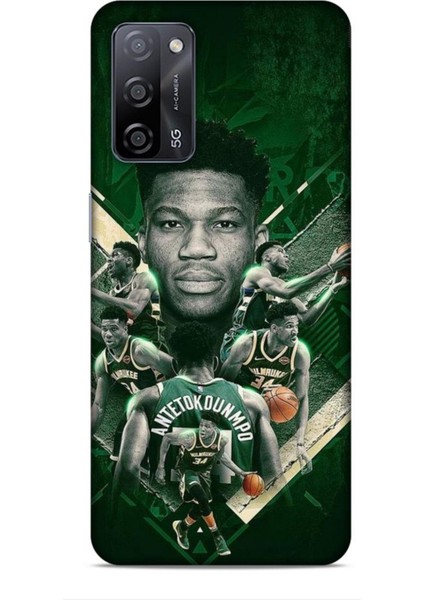 Oppo A55 5g Kılıf Basketbolcular 15 Antetokounmpo Kalın Silikon