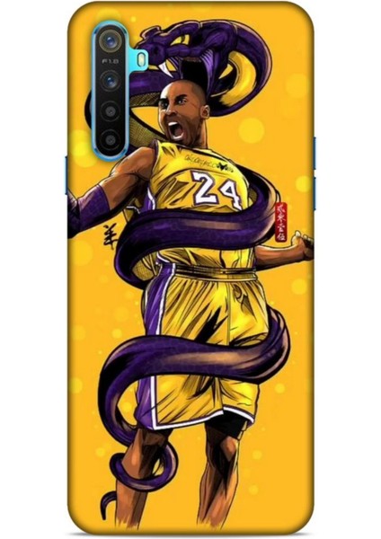 Realme 6i Kılıf Basketbolcular 6 Kobe 24 Sarı Koruyucu Kapak