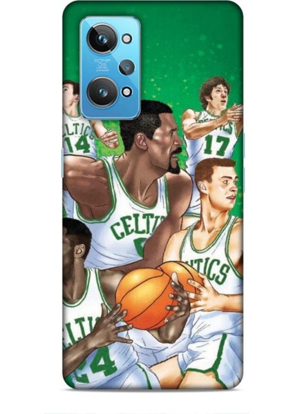 Realme Gt2 Kılıf Basketbolcular 26 Jayson Celtics Yeşil Soft Kapak