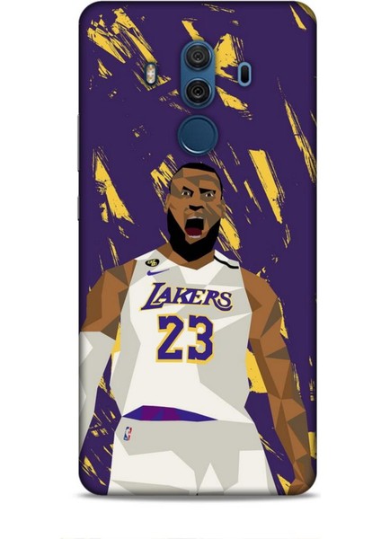 Huawei Mate 10 Pro Kılıf Basketbolcular 18 Lebron James Nba Parlak Kılıf